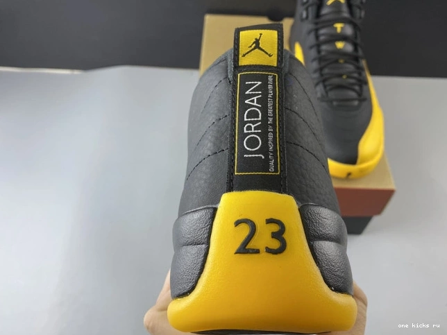 Chep Onekick University 130690-070 Air Black 12 Retro Gold Jordan 0820